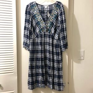 NWOT Plaid Dress